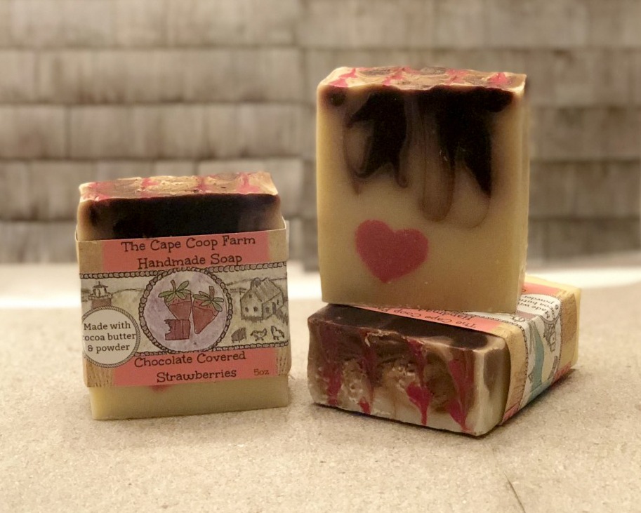 Chocolate Covered Strawberries Soap