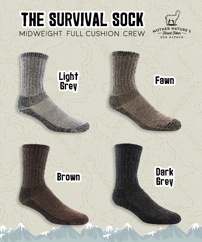 Socks-Alpaca Dress Socks-Ribbed Crew – Timber View Farm Alpacas